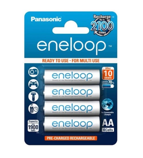 Panasonic Eneloop isi 4 AA 1900mAh up to 2100MAH 